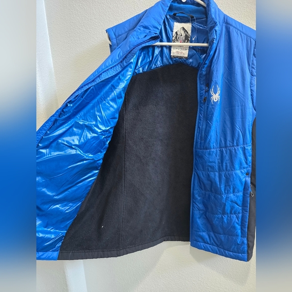 Spyder Mens Glissade Abyss Insulated Vest excellent condition men's size medium - Picture 3 of 7